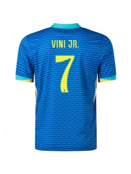 Brasilien Vinicius Junior #7 Auswärtstrikot Copa America 2024 Kurzarm